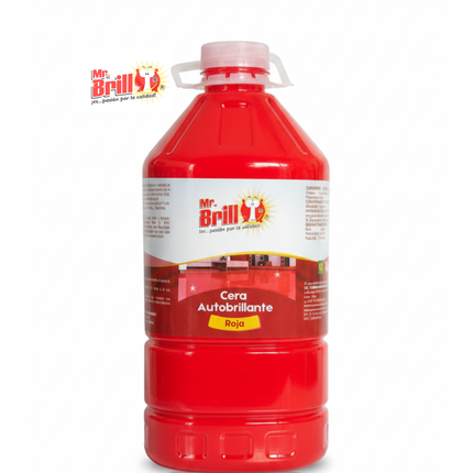 Cera Autobrillante Roja - Mr Brillo Peru
