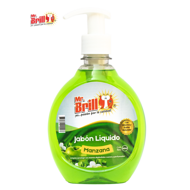 Jabón Liquido Manzana Verde - Mr Brillo Peru