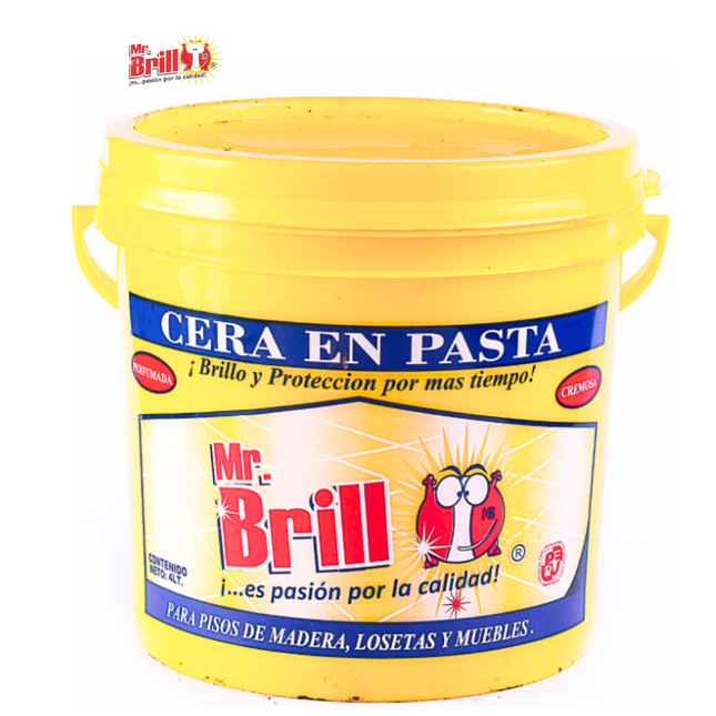 Cera en Pasta Amarilla - Mr Brillo Peru