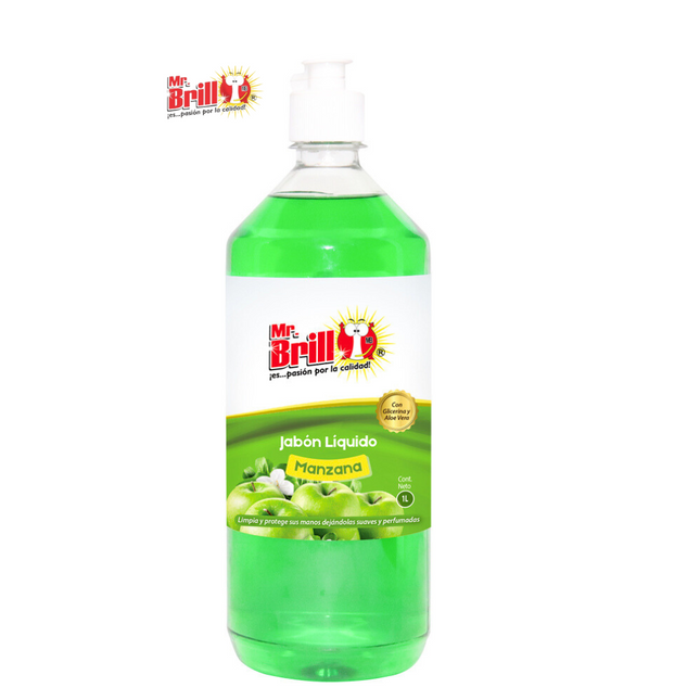 Jabón Liquido Manzana Verde - Mr Brillo Peru