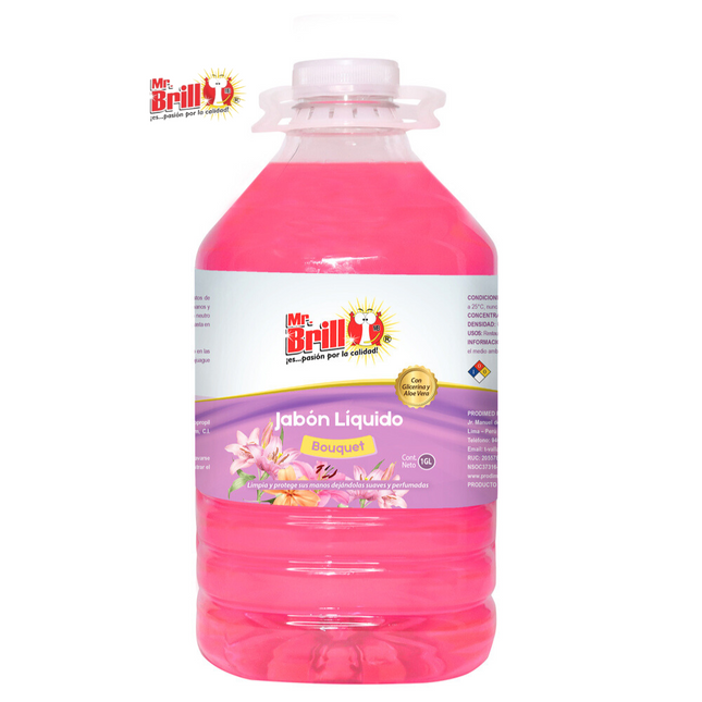 Jabón Líquido Bouquet - Mr Brillo Peru
