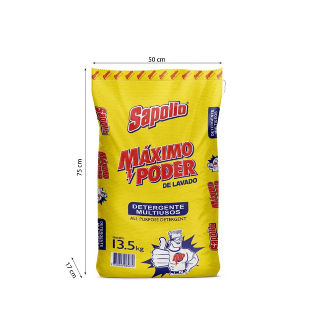 Detergente Sapolio 13.5 kg - Mr Brillo Peru