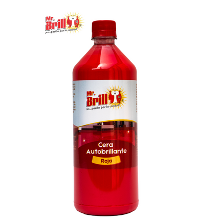 Cera Autobrillante Roja - Mr Brillo Peru