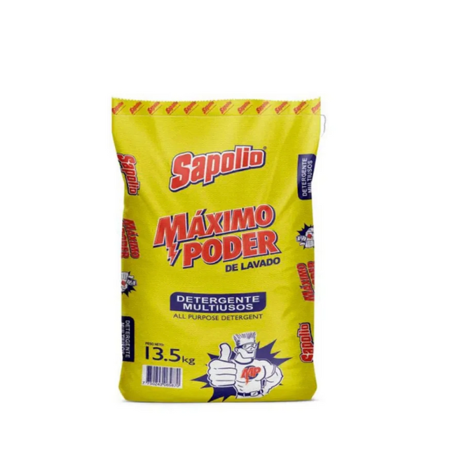 Detergente Sapolio 13.5 kg - Mr Brillo Peru