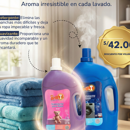 Pack Duo Perfecto para tu ropa - Mr Brillo Peru