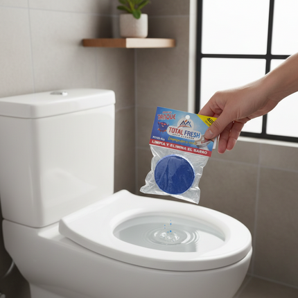 Pastilla para Tanque Azul - Mr Brillo Peru