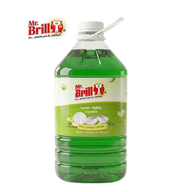 Lavavajilla Liquido Manzana Verde - Mr Brillo Peru