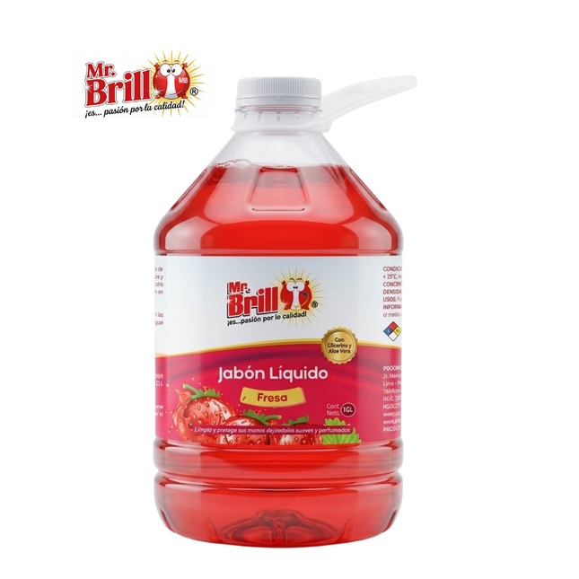 Jabón Liquido Fresa