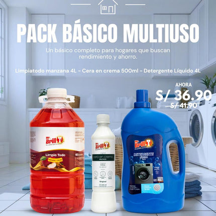 Pack Basico Multiuso - Mr Brillo Peru