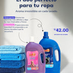 Suavizante para ropa bebe 4L + Detergente Liquido Matic 4L