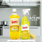 Pack Mr Brillo Quitagrasa líquido con gatillo 650 ml +  Quitagrasa de 1 litro