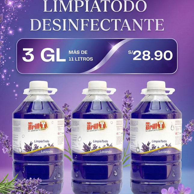 Pack Limpiatodo Lavanda para el Piso